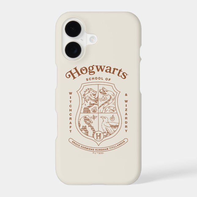HOGWARTS™ School of Witchcraft and Wizardry Crest iPhone Case (Back)