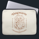 HOGWARTS™ School of Witchcraft and Wizardry Crest Laptop Sleeve<br><div class="desc">Honor the legacy of the wizarding world with this timeless Hogwarts™ School of Witchcraft & Wizardry crest design. Featuring the iconic four-house shield — lion, serpent, badger, and eagle — this elegant artwork represents the unity and tradition of Gryffindor™, Slytherin™, Hufflepuff™, and Ravenclaw™. Rendered in a refined, vintage-inspired line style,...</div>