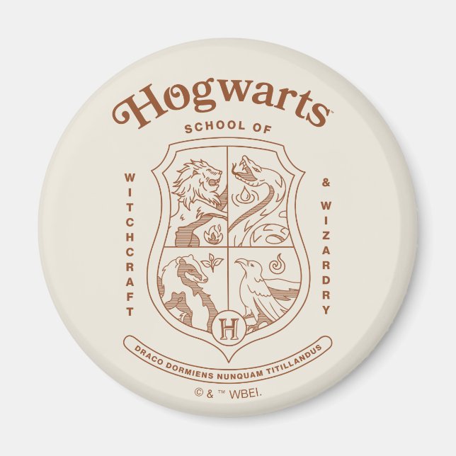 HOGWARTS™ School of Witchcraft and Wizardry Crest Magnet (Front)