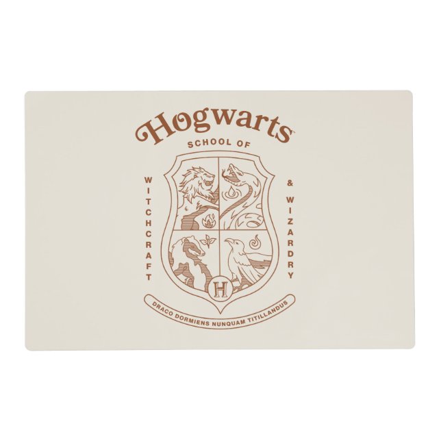 HOGWARTS™ School of Witchcraft and Wizardry Crest Placemat (Front)