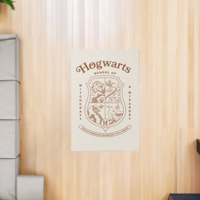 HOGWARTS™ School of Witchcraft and Wizardry Crest Rug (Insitu (Indoor 2))