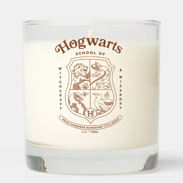 HOGWARTS™ School of Witchcraft and Wizardry Crest Scented Candle (Front)