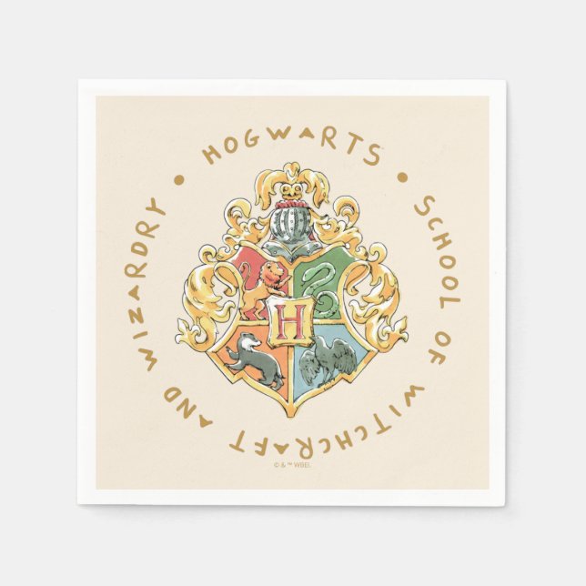 HOGWARTS™ School of Witchcraft and Wizardry Napkins (Front)