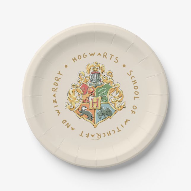 HOGWARTS™ School of Witchcraft and Wizardry Paper Plates (Front)