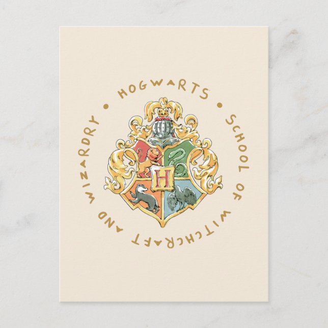 HOGWARTS™ School of Witchcraft and Wizardry Postcard (Front)