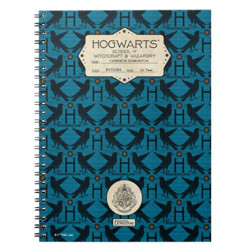 HOGWARTS School RAVENCLAW Class Notebook