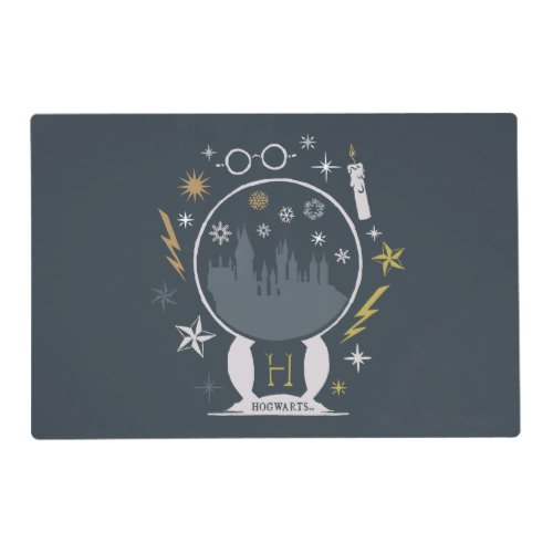 HOGWARTS Snow Globe Graphic Placemat