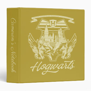 HOGWARTS™ Winged Shield Graphic 3 Ring Binder