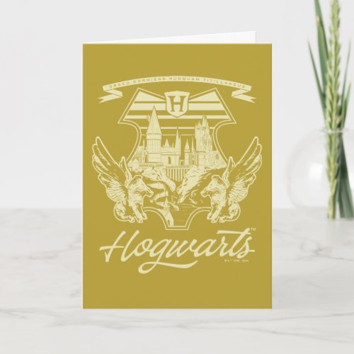 HOGWARTS Winged Shield Graphic Card