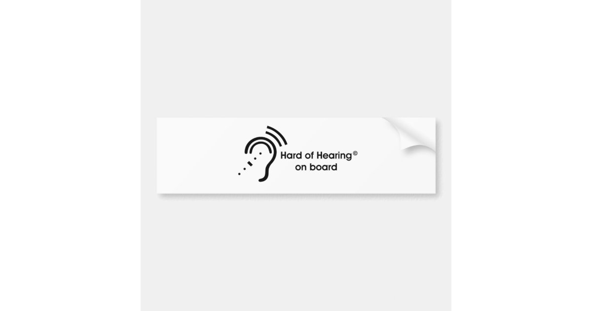 HOH On Board Bumper Sticker Zazzle