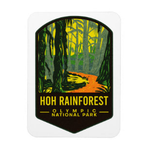 Hoh Rain Forest Olympic National Park Magnet