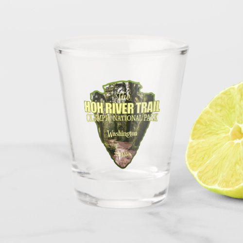 Hoh River Trail arrowhead Shot Glass