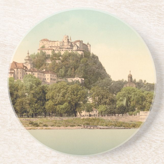 Hohensalzburg Castle III, Salzburg, Austria Coaster (Front)