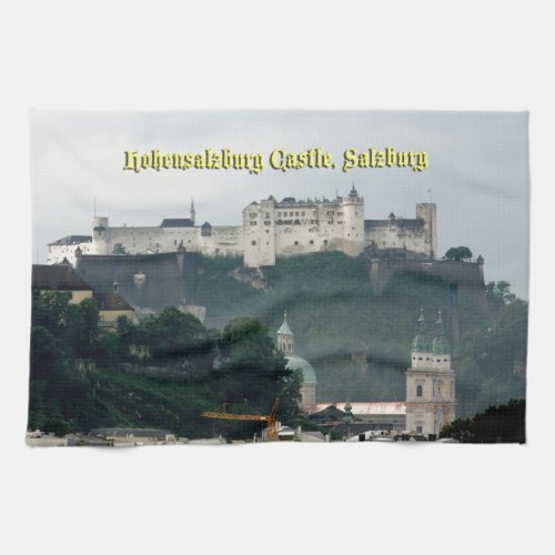 Hohensalzburg Castle Salzburg Austria Kitchen Towel