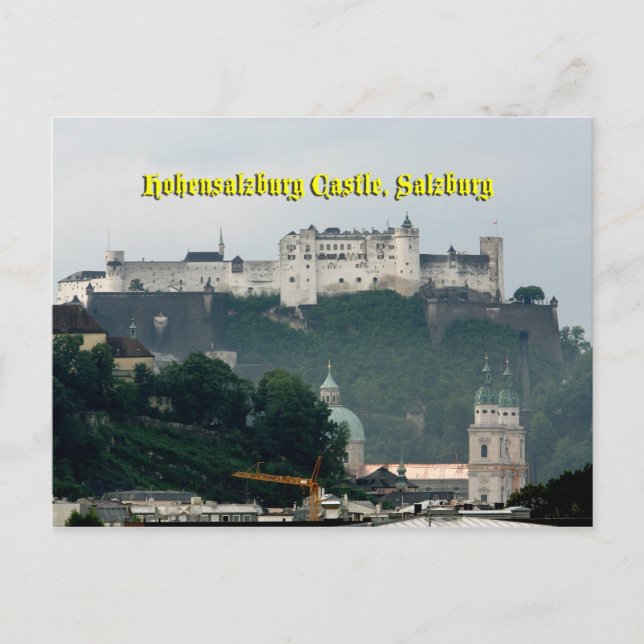 Hohensalzburg Castle, Salzburg, Austria Postcard (Front)