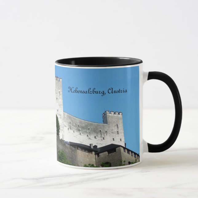Hohensalzburg Fortress, Austria Mug (Right)