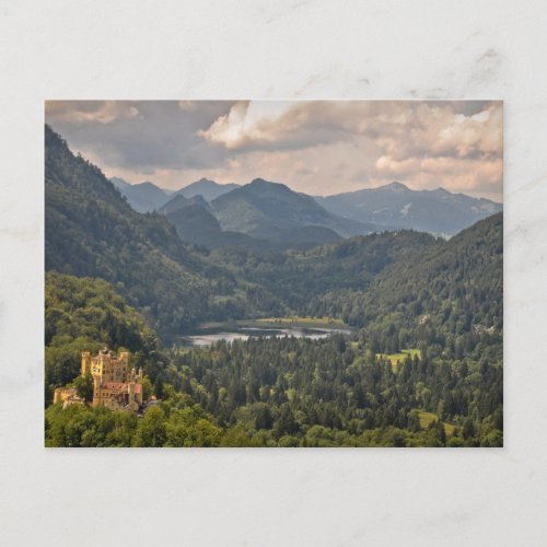 Hohenschwangau Castle in Bavaria Germany Postcard