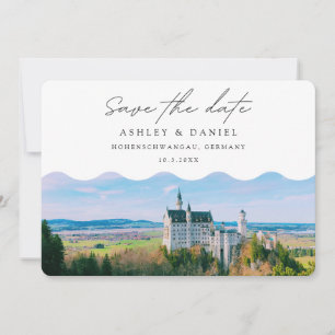 Hohenschwangau Wedding Destination Save the Date Invitation