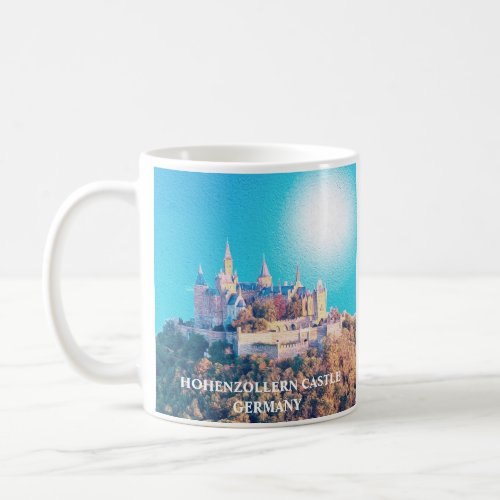 Hohenzollern Castle Germany Painting Coffee Mug