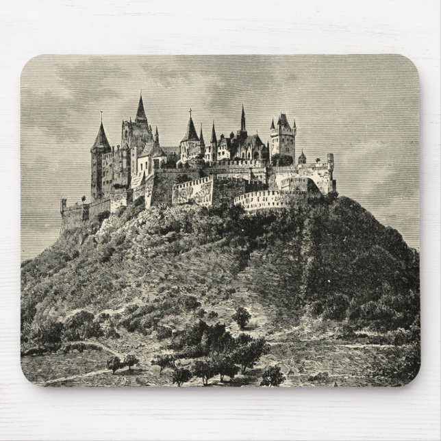 Hohenzollern Castle in Stuttgart, Germany Mouse Pad (Front)