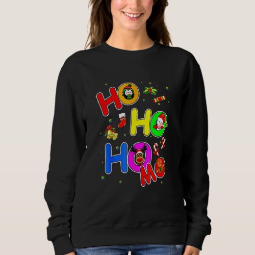 Hoho Homo Gay Christmas Santa Hat Love Is Love Lgb Sweatshirt