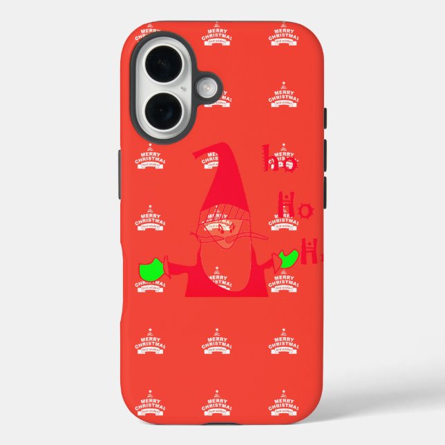 HoHoHo! Best wishes for Christmas From Santa Case-Mate iPhone Case (Back)