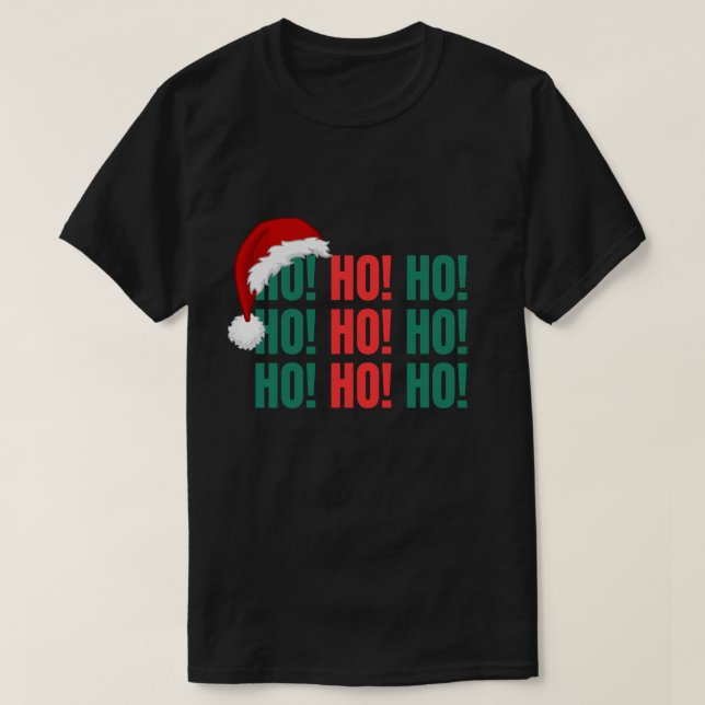 HoHoHo Christmas T-Shirt (Design Front)