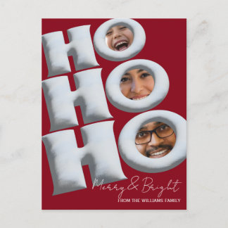 HOHOHO! Create your own holiday card! Postcard