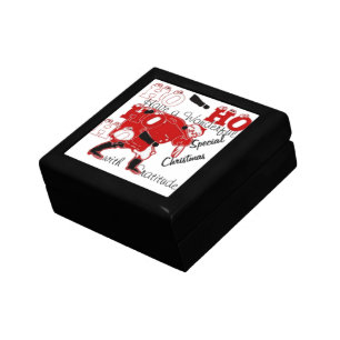 HOHOHO Have a Wonderful Christmas With Gratitude Jewelry Box
