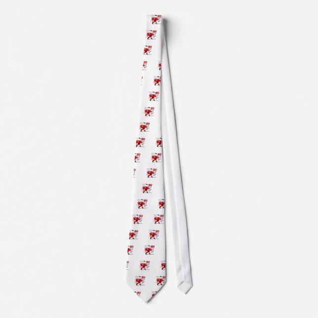 HOHOHO Have a Wonderful Christmas With Gratitude Neck Tie (Front)