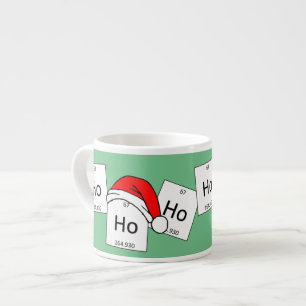 HoHoHo Holmium Chemistry Element Christmas Pun Espresso Cup