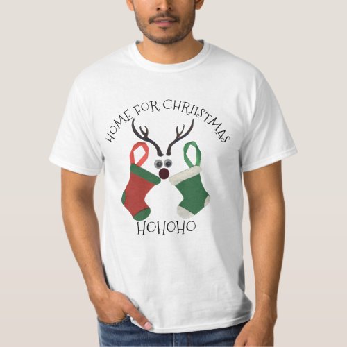 HOHOHO Home for Christmas Day With Compassion T_Shirt