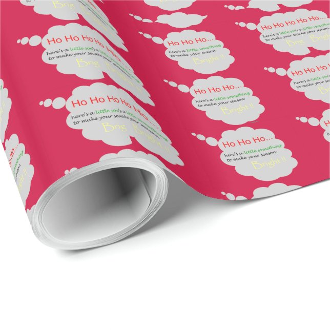 HoHoHo Humorous Wrapping Paper (Roll Corner)