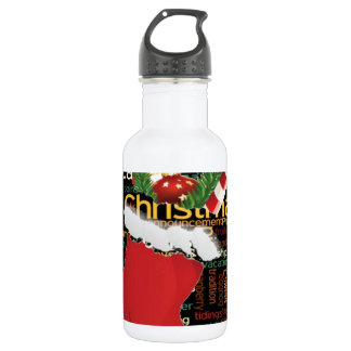 HoHoHo! Merry Christmas and a Happy New Year Water Bottle
