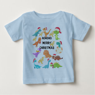 HoHoHo Merry Christmas Dinosaur T-Shirt