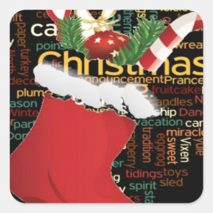 HoHoHo! Merry Christmas GIFTS and a Happy New Year Square Sticker