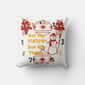 Hohoho! Merry Christmas vision Happy New Year Throw Pillow