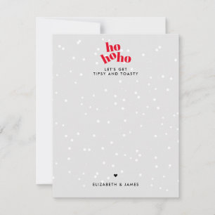 Hohoho Modern Christmas Note Card