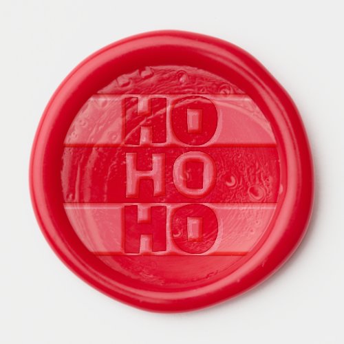 HoHoHo Red  Wax Seal Sticker
