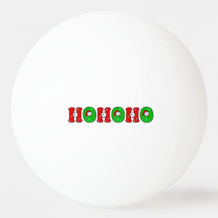 HOHOHO Santa Claus Laugh SnowMan Cute Christmas Ping-Pong Ball