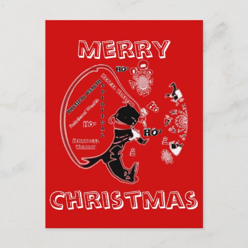 HoHoHo Santa Merry Christmas Customize Cards