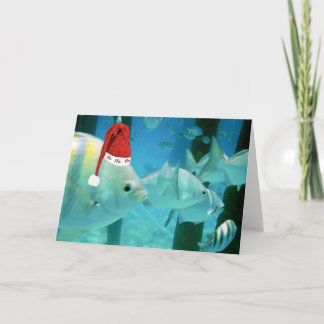 HoHoHo Tropical Fish Holiday Card