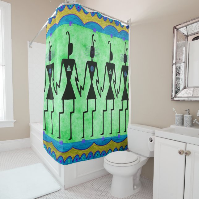 Hohokum Shower Curtain (In Situ)