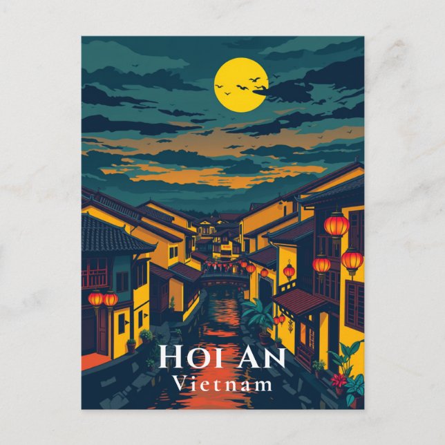 Hoi An Vietnam Ancient Town Lanterns Postcard (Front)