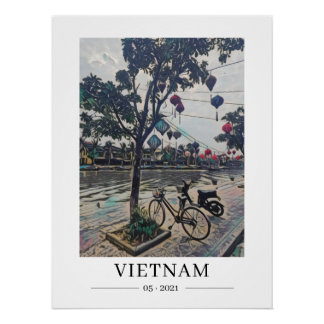 Hoi An Vietnam Lanterns Poster