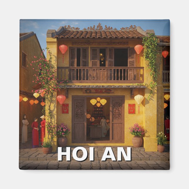 Hoi An Vietnam Travel Magnet (Front)