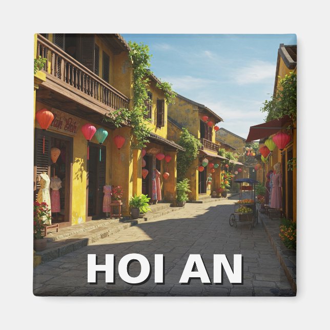 Hoi An Vietnam Travel Magnet (Front)