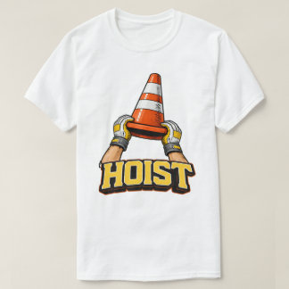 Hoist The Cone Funny Baseball T-Shirt