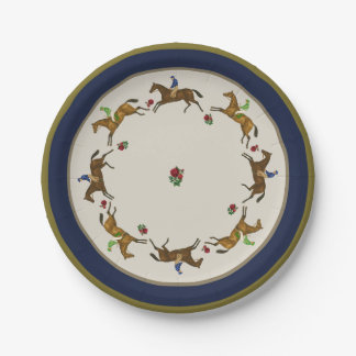 Hoity Toity House Run For The Roses Paper Plate