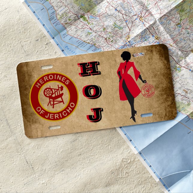 HOJ LICENSE PLATE (In Situ)